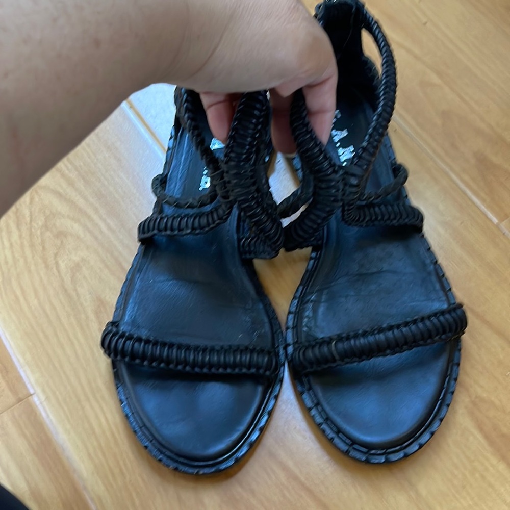 Lamb women summer shoe size 6.5 black